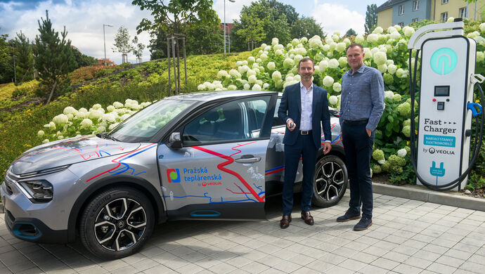 Zaměstnanci Pražské teplárenské budou využívat elektromobil Citroën ë-C4